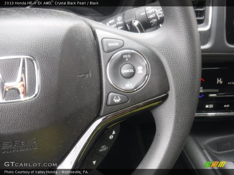 Crystal Black Pearl / Black 2019 Honda HR-V EX AWD