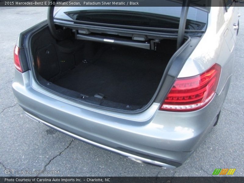 Palladium Silver Metallic / Black 2015 Mercedes-Benz E 350 4Matic Sedan