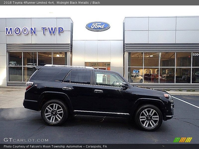 Midnight Black Metallic / Black 2018 Toyota 4Runner Limited 4x4
