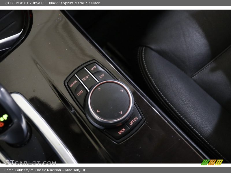 Black Sapphire Metallic / Black 2017 BMW X3 xDrive35i