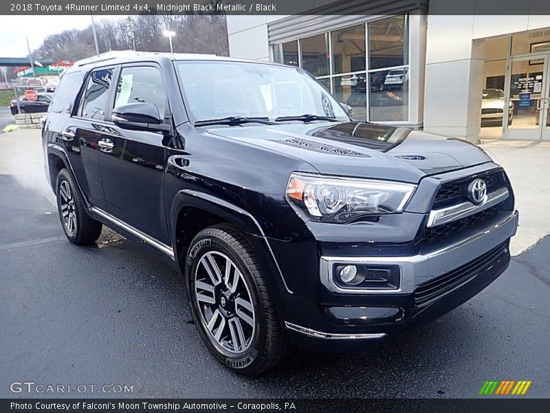 Midnight Black Metallic / Black 2018 Toyota 4Runner Limited 4x4