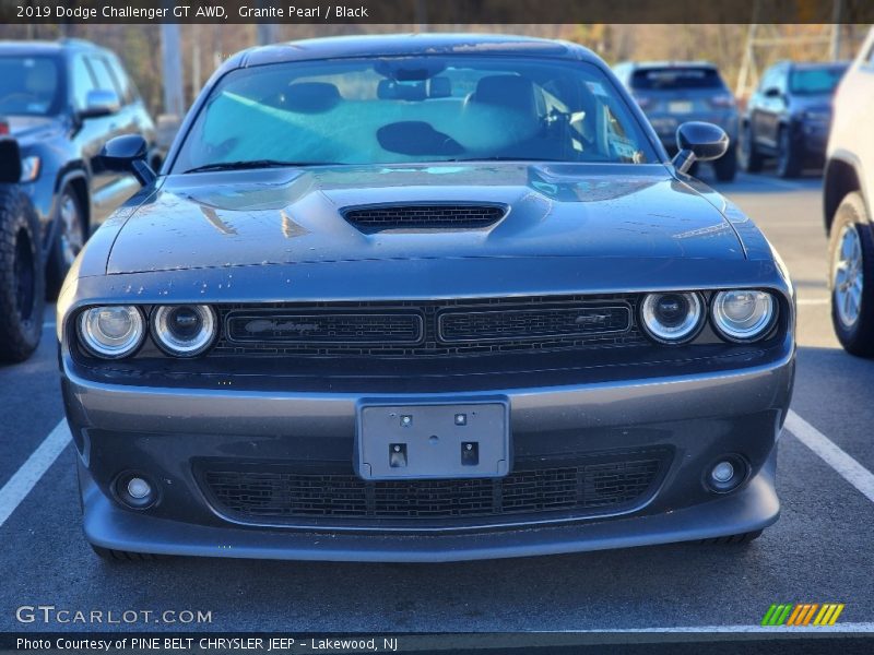 Granite Pearl / Black 2019 Dodge Challenger GT AWD