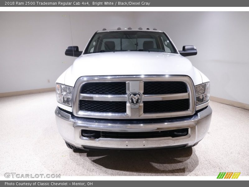 Bright White / Black/Diesel Gray 2018 Ram 2500 Tradesman Regular Cab 4x4