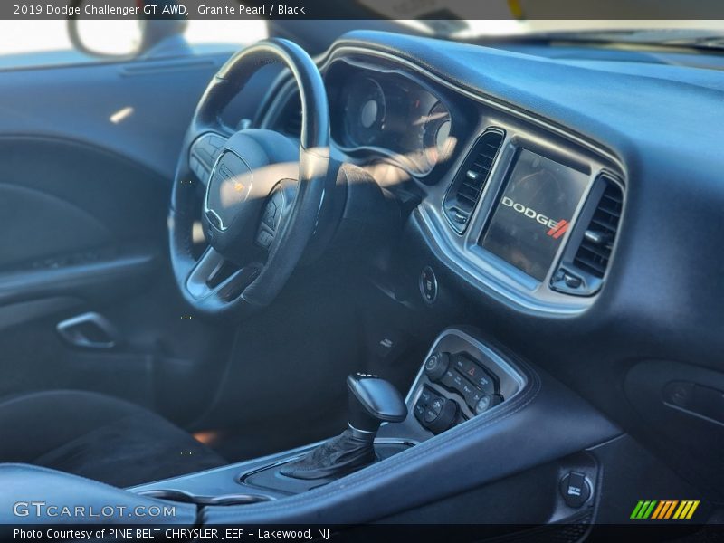 Granite Pearl / Black 2019 Dodge Challenger GT AWD