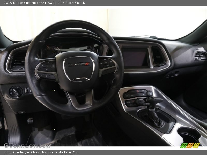 Pitch Black / Black 2019 Dodge Challenger SXT AWD