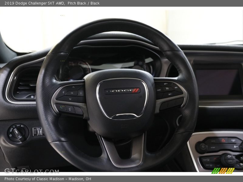Pitch Black / Black 2019 Dodge Challenger SXT AWD