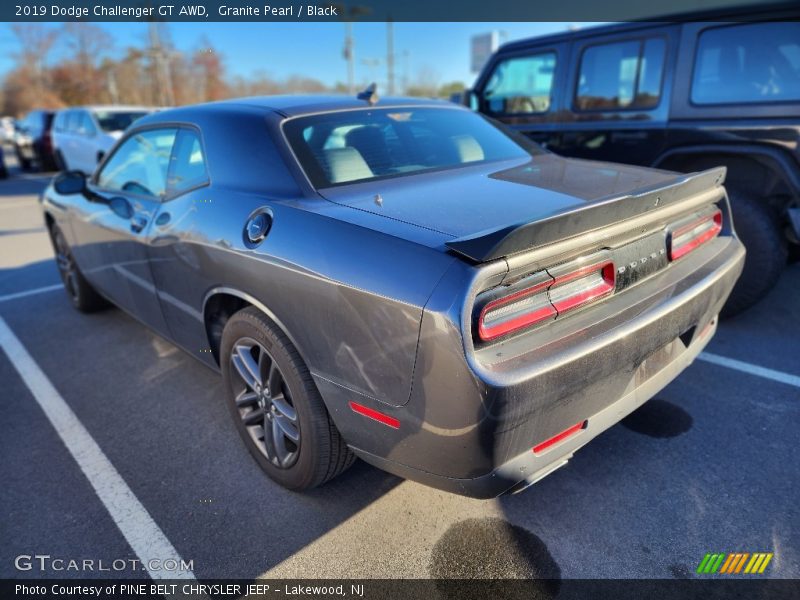 Granite Pearl / Black 2019 Dodge Challenger GT AWD