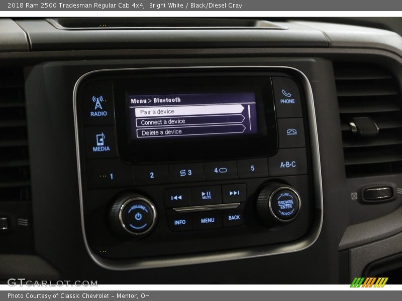 Controls of 2018 2500 Tradesman Regular Cab 4x4