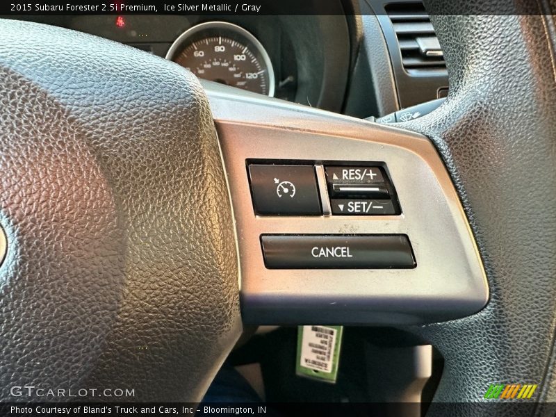 Ice Silver Metallic / Gray 2015 Subaru Forester 2.5i Premium