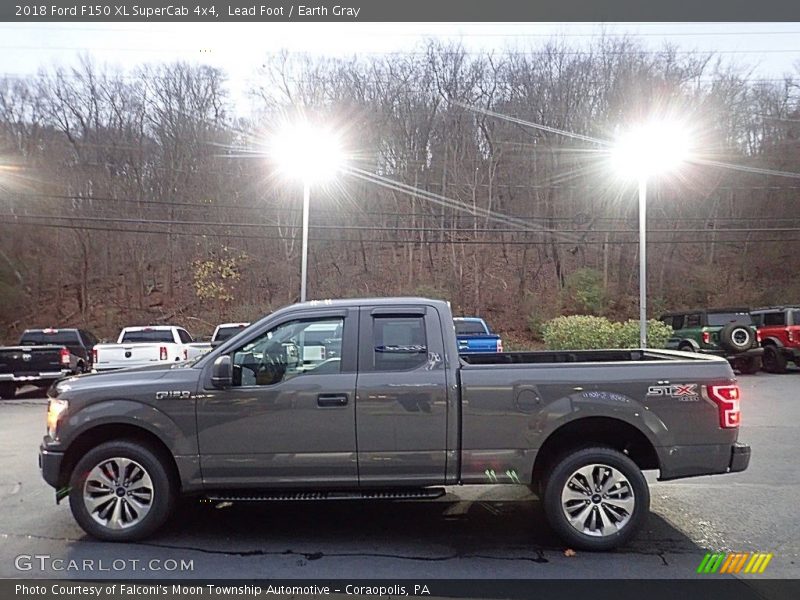 Lead Foot / Earth Gray 2018 Ford F150 XL SuperCab 4x4