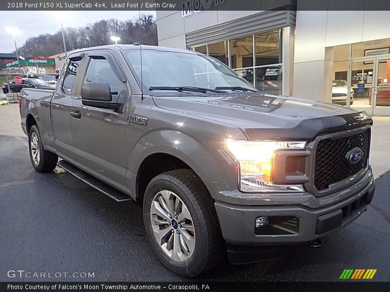 Lead Foot / Earth Gray 2018 Ford F150 XL SuperCab 4x4