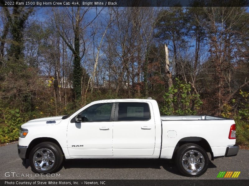 Bright White / Black 2022 Ram 1500 Big Horn Crew Cab 4x4