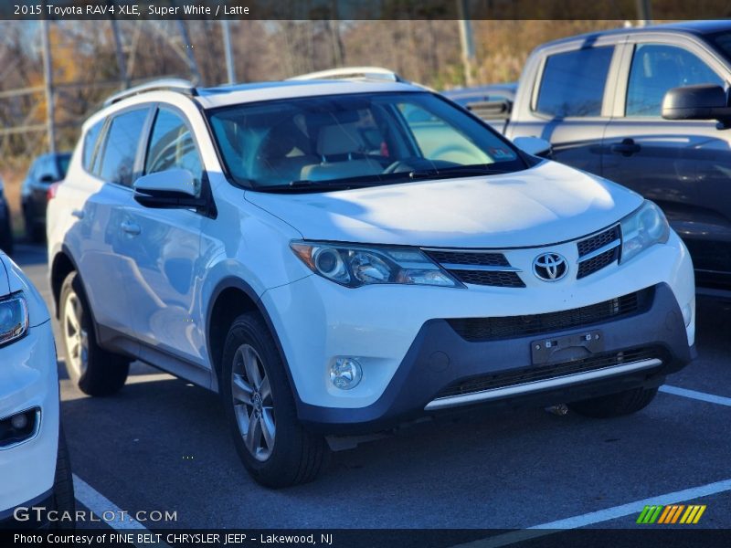 Super White / Latte 2015 Toyota RAV4 XLE