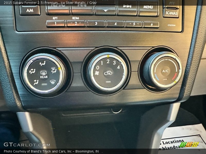 Ice Silver Metallic / Gray 2015 Subaru Forester 2.5i Premium