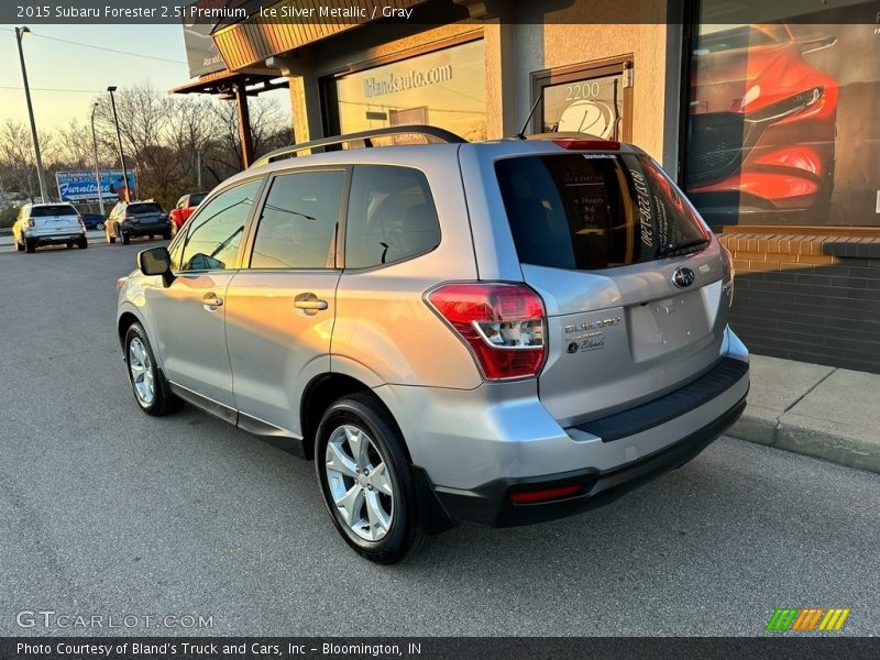 Ice Silver Metallic / Gray 2015 Subaru Forester 2.5i Premium