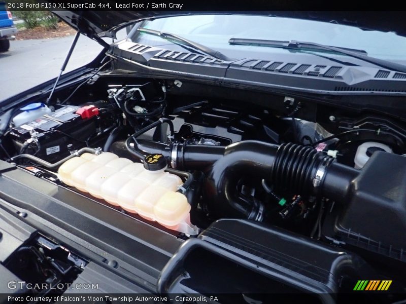 Lead Foot / Earth Gray 2018 Ford F150 XL SuperCab 4x4