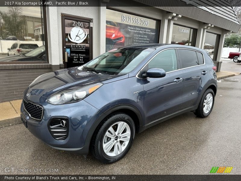 Pacific Blue / Black 2017 Kia Sportage LX AWD