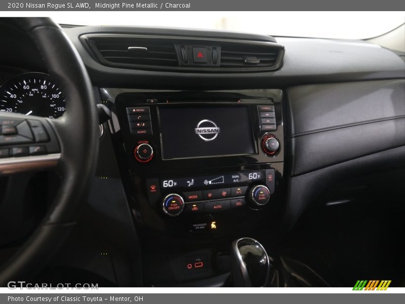 Midnight Pine Metallic / Charcoal 2020 Nissan Rogue SL AWD