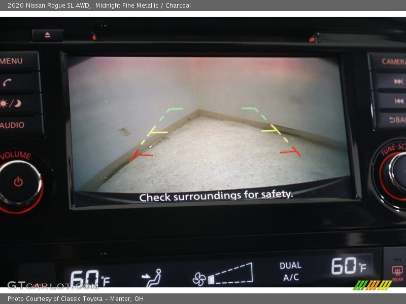 Midnight Pine Metallic / Charcoal 2020 Nissan Rogue SL AWD