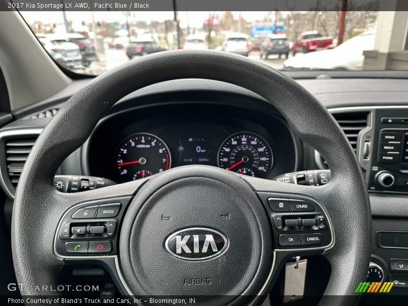 Pacific Blue / Black 2017 Kia Sportage LX AWD