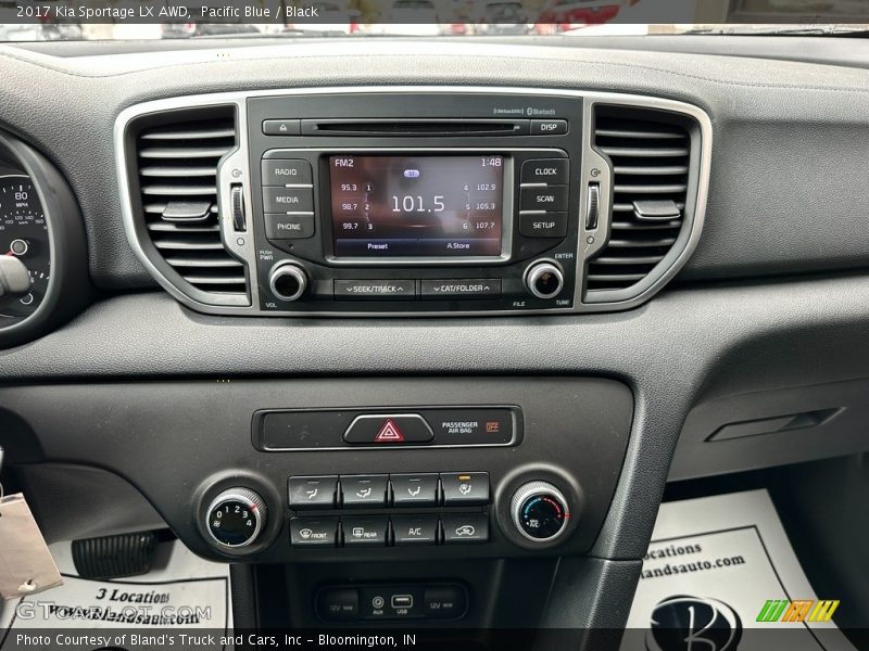 Pacific Blue / Black 2017 Kia Sportage LX AWD