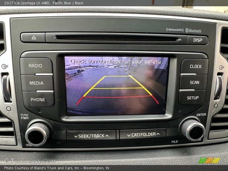 Pacific Blue / Black 2017 Kia Sportage LX AWD