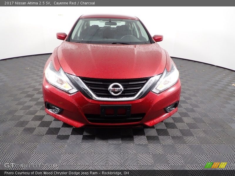 Cayenne Red / Charcoal 2017 Nissan Altima 2.5 SV