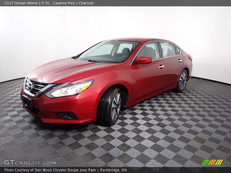 Cayenne Red / Charcoal 2017 Nissan Altima 2.5 SV