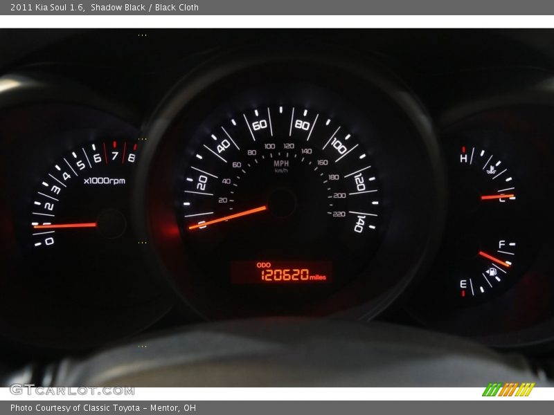 Shadow Black / Black Cloth 2011 Kia Soul 1.6