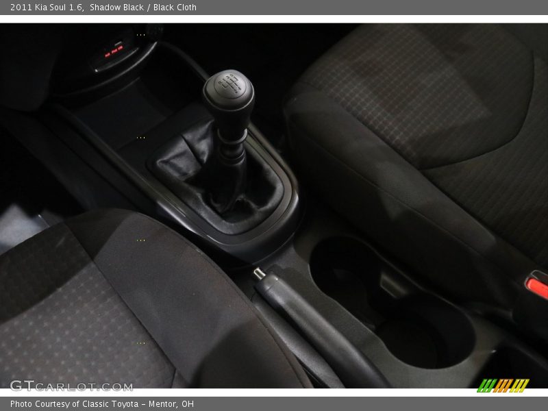 Shadow Black / Black Cloth 2011 Kia Soul 1.6