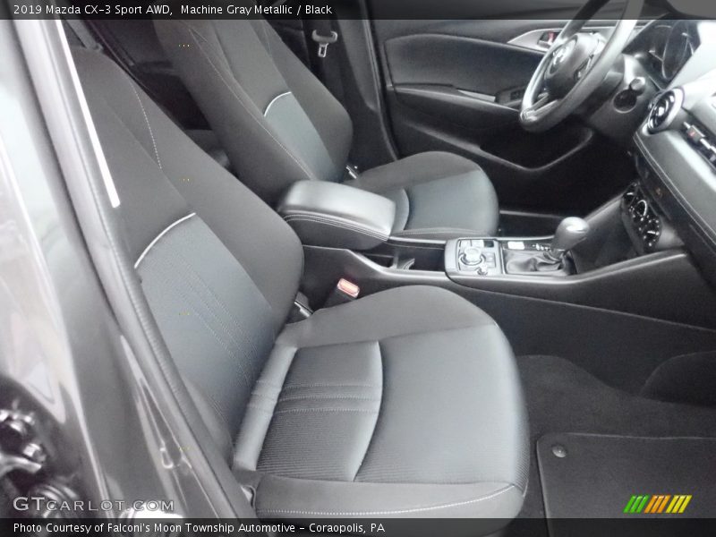 Machine Gray Metallic / Black 2019 Mazda CX-3 Sport AWD