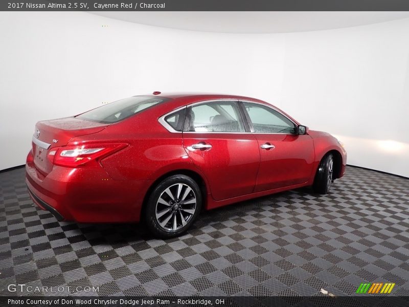 Cayenne Red / Charcoal 2017 Nissan Altima 2.5 SV