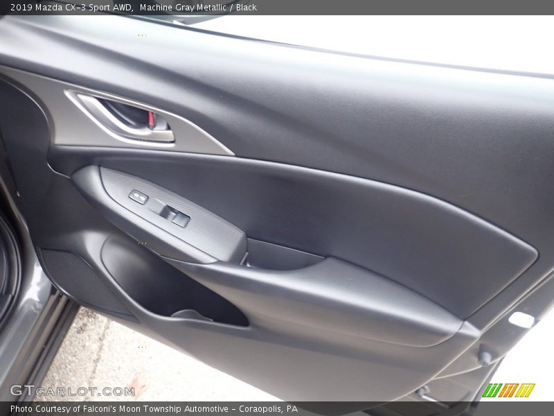 Machine Gray Metallic / Black 2019 Mazda CX-3 Sport AWD