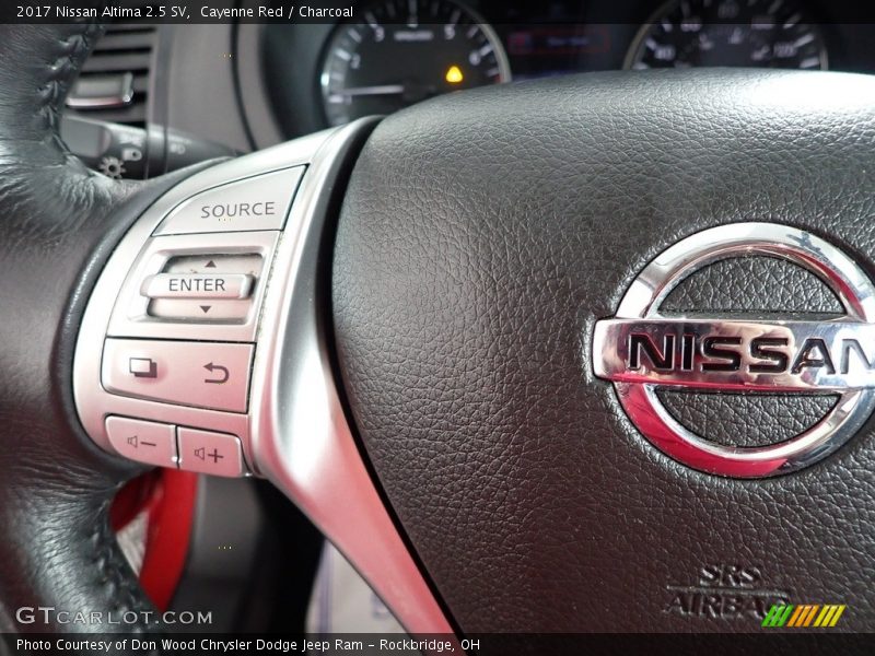 Cayenne Red / Charcoal 2017 Nissan Altima 2.5 SV