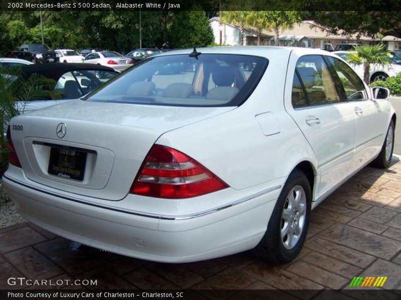 Alabaster White / Java 2002 Mercedes-Benz S 500 Sedan