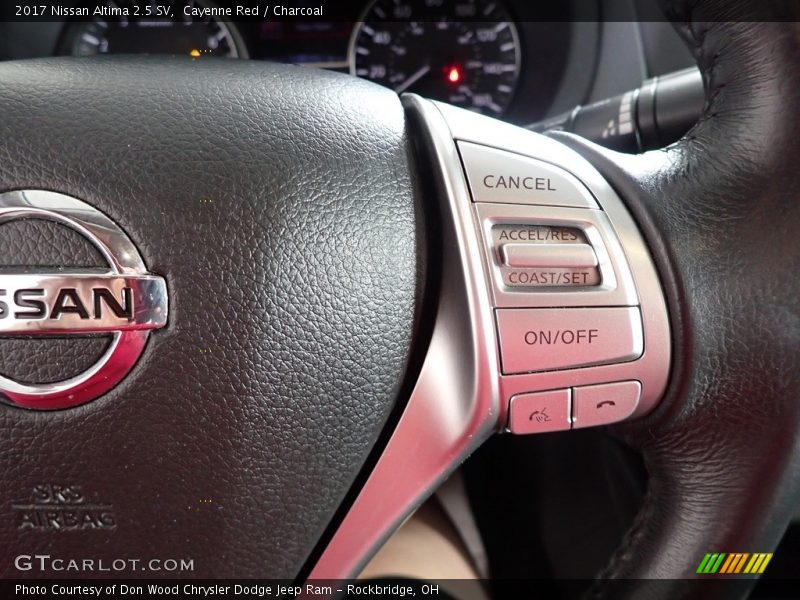 Cayenne Red / Charcoal 2017 Nissan Altima 2.5 SV