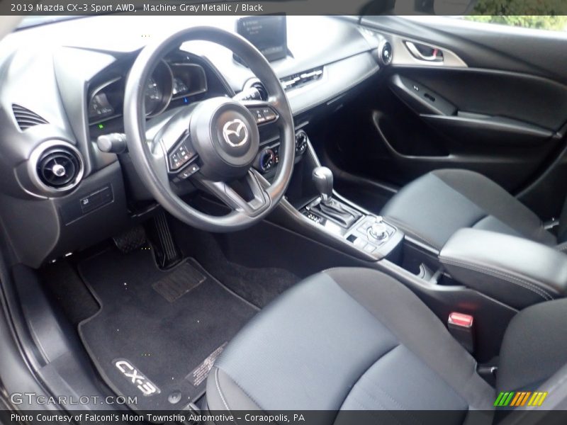 Machine Gray Metallic / Black 2019 Mazda CX-3 Sport AWD