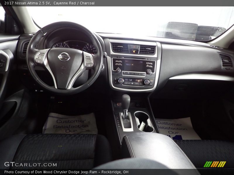 Cayenne Red / Charcoal 2017 Nissan Altima 2.5 SV