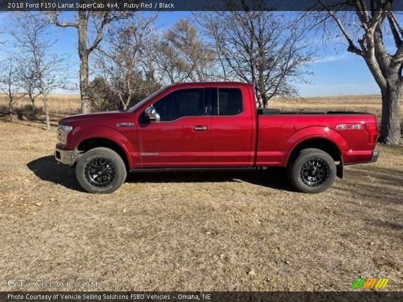  2018 F150 Lariat SuperCab 4x4 Ruby Red