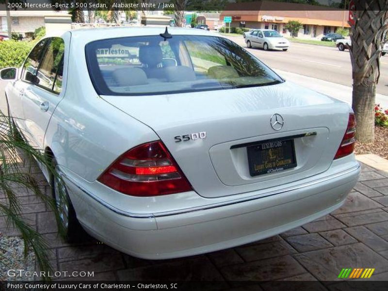 Alabaster White / Java 2002 Mercedes-Benz S 500 Sedan