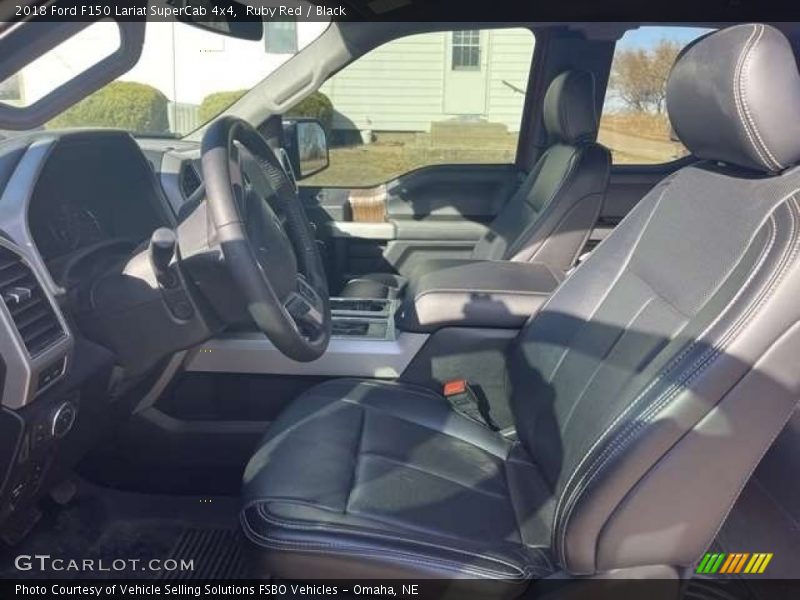 Ruby Red / Black 2018 Ford F150 Lariat SuperCab 4x4