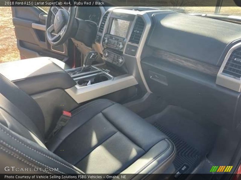 Ruby Red / Black 2018 Ford F150 Lariat SuperCab 4x4