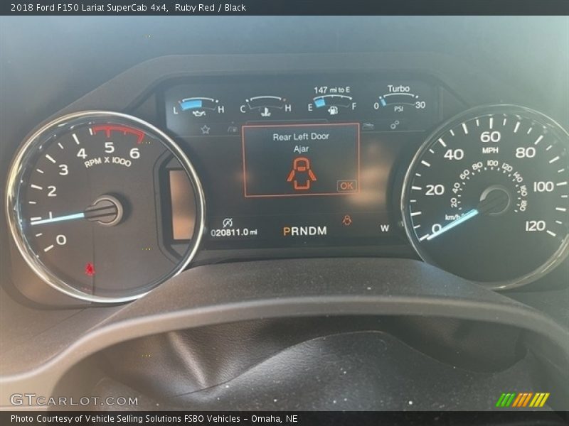 Ruby Red / Black 2018 Ford F150 Lariat SuperCab 4x4