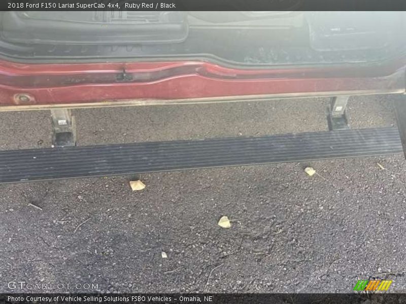 Ruby Red / Black 2018 Ford F150 Lariat SuperCab 4x4