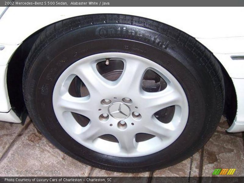 Alabaster White / Java 2002 Mercedes-Benz S 500 Sedan