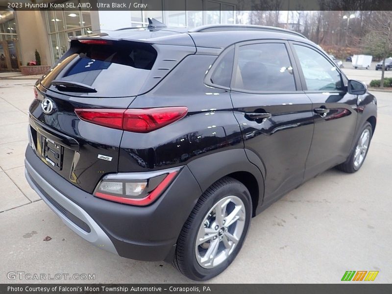 Ultra Black / Gray 2023 Hyundai Kona SEL AWD