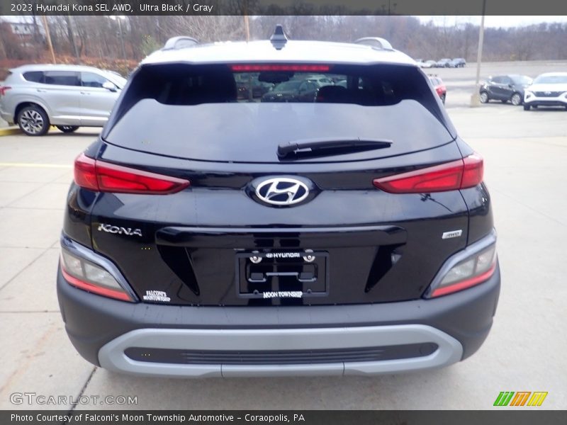 Ultra Black / Gray 2023 Hyundai Kona SEL AWD