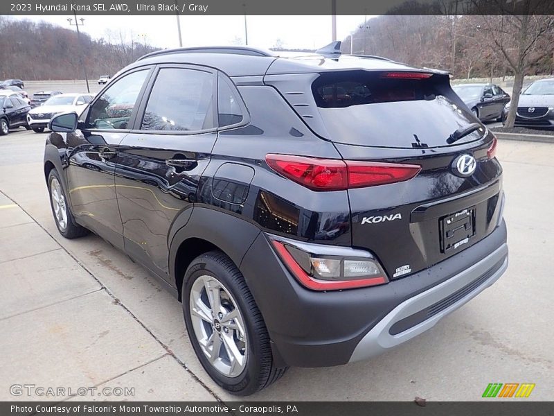 Ultra Black / Gray 2023 Hyundai Kona SEL AWD