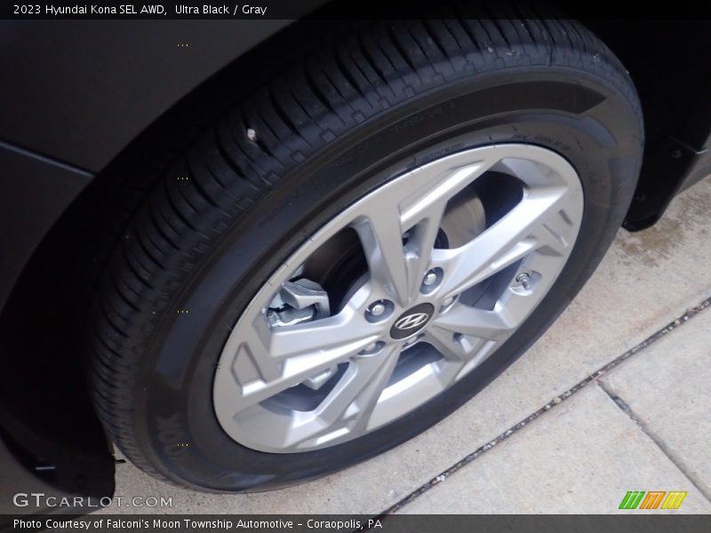 Ultra Black / Gray 2023 Hyundai Kona SEL AWD