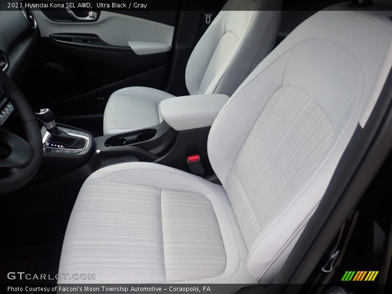 Ultra Black / Gray 2023 Hyundai Kona SEL AWD